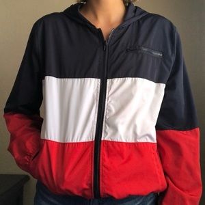 Brandy Melville Striped Windbreaker